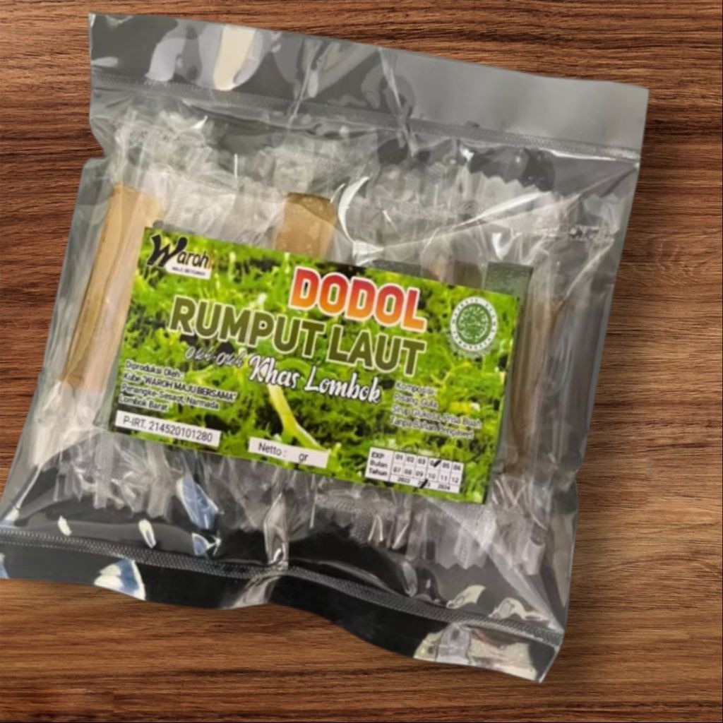 

Dodol Rumput Laut Waroh 120gr aneka rasa