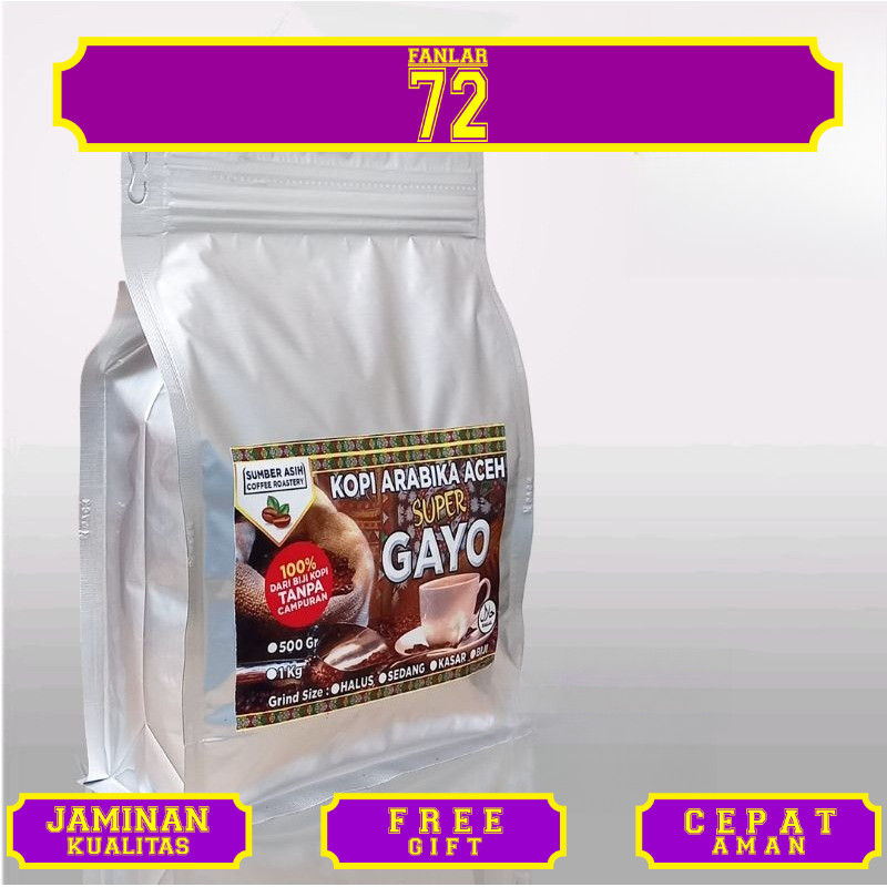 

Kopi Arabica Gayo Super 1 KG Semi Wash