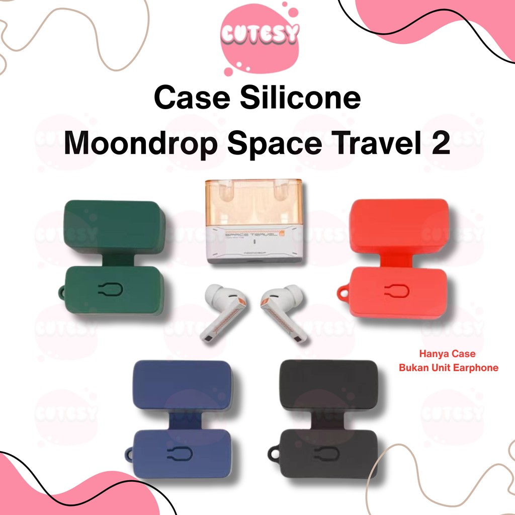 Case MOONDROP Space Travel 2 Casing Cover Silicone Protective  + Carabiner