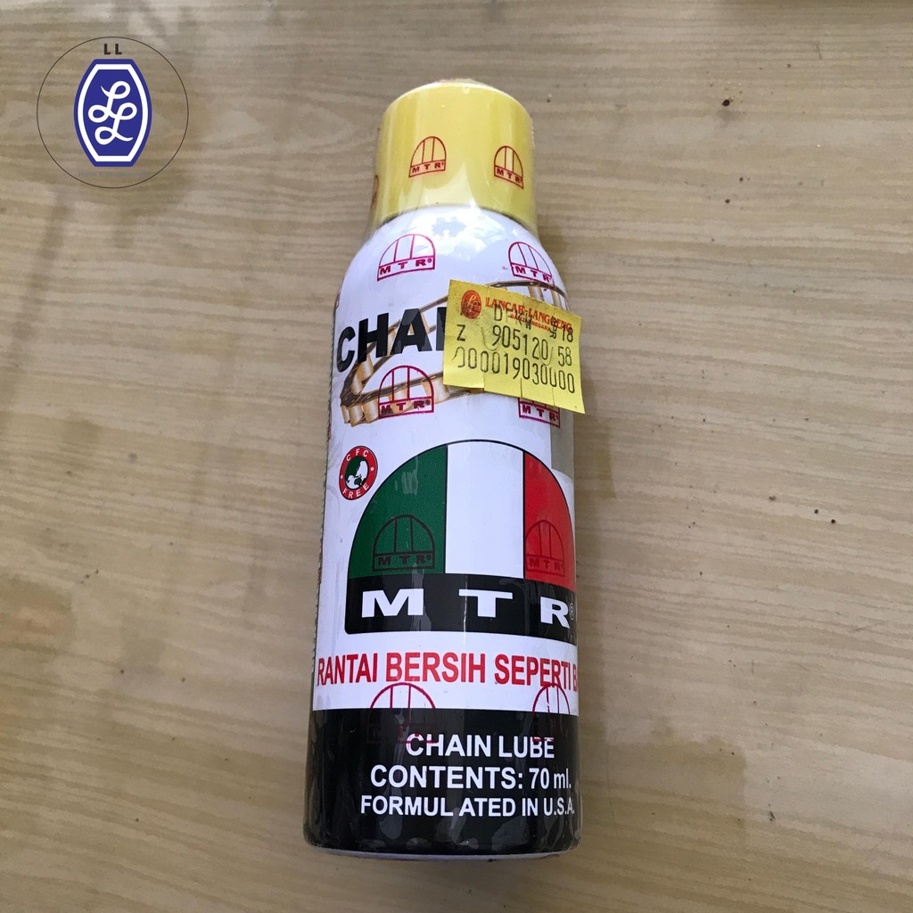 PEMBERSIH /PELUMAS RANTAI MOTOR CHAINLUBE MTR 70 ML