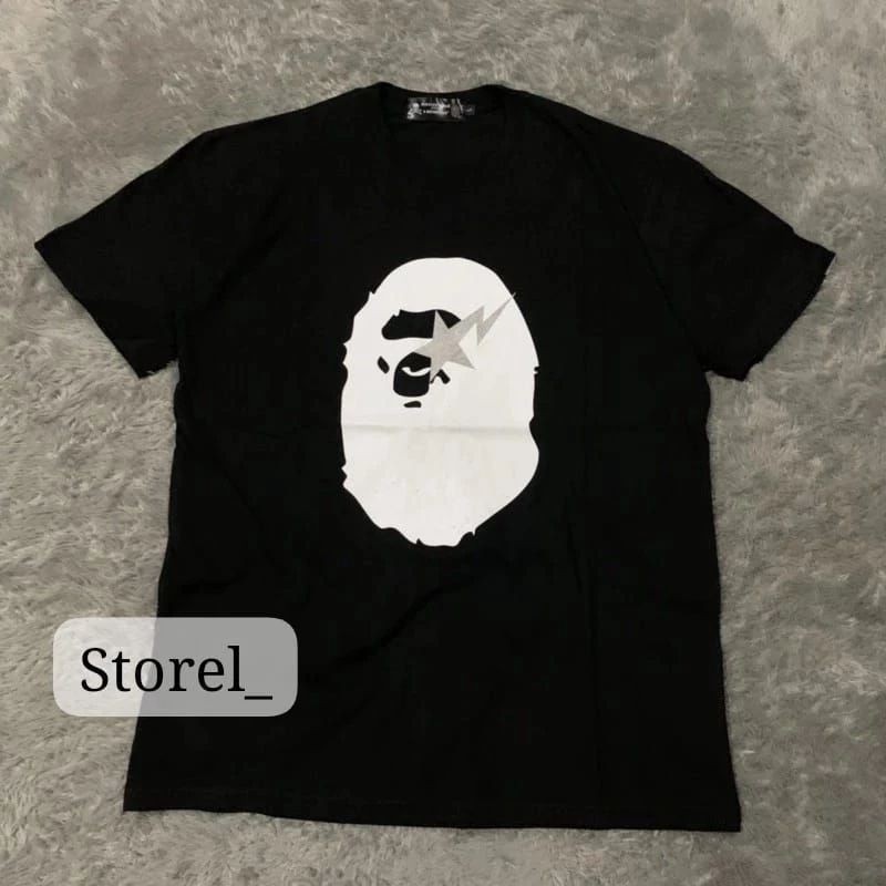 KAOS BAPE MASTERMIND BIG SKUL T-SHIRT A BATHING APE MASTERMIND UNISEX