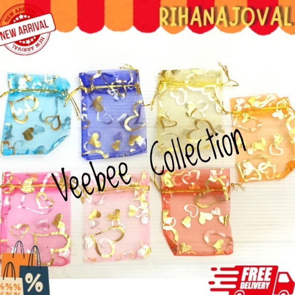 kain tile/kantong sovenir motif 7x9cm/ Kantong Organza/ kantong tile kaca hampers NEW ARRIVAL  VB