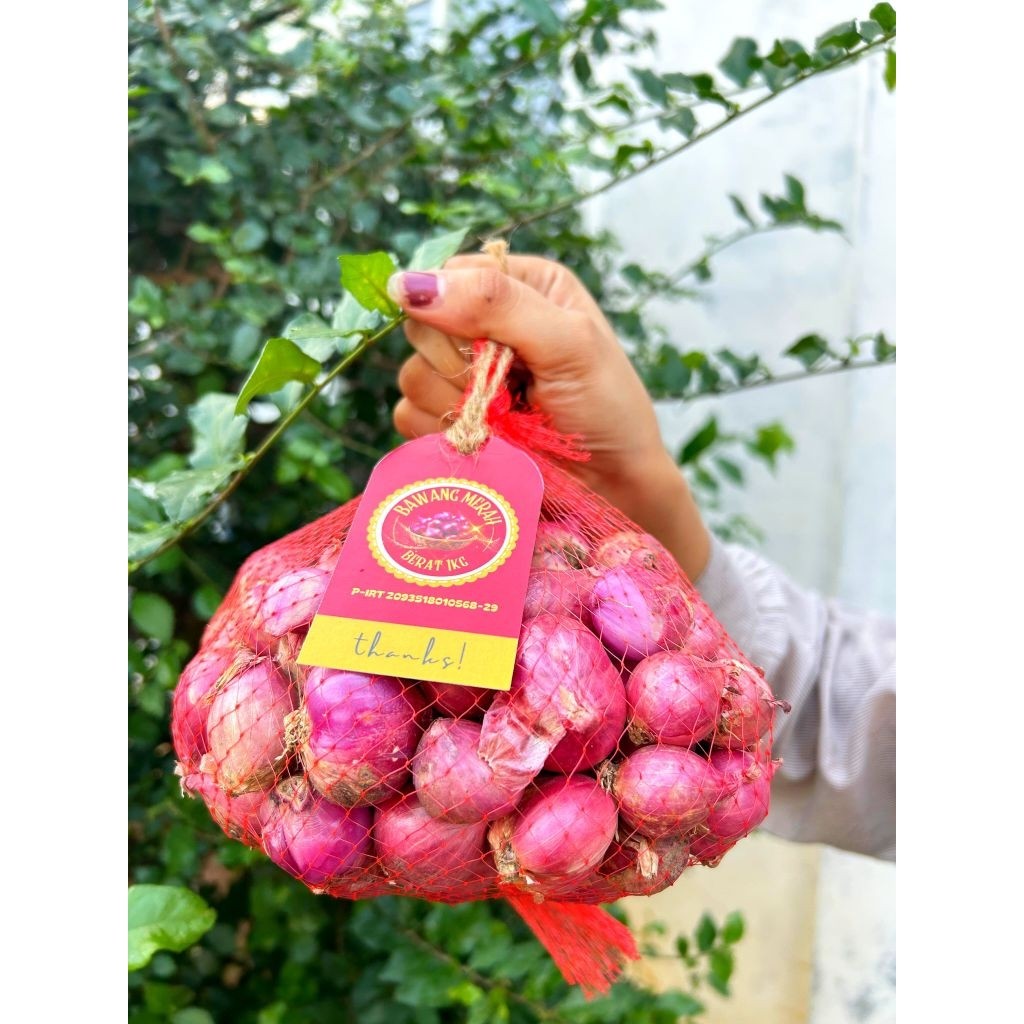 

Bawang Merah Nganjuk 1Kg - Ukuran Besar & Sedang Brambang Bawang Merah Bawang Sayur