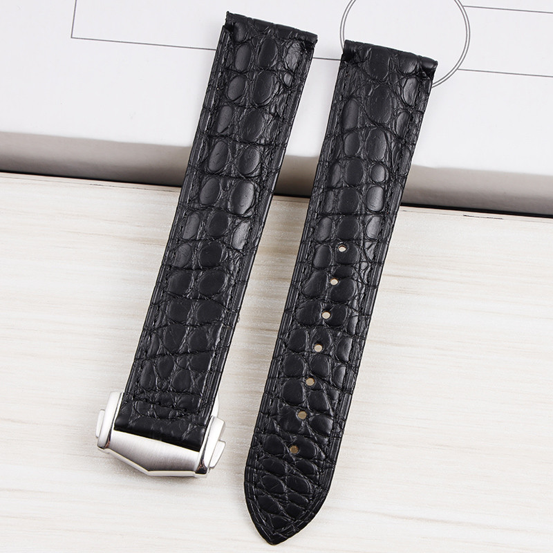 18/19/20/21/22mm High Quality Crocole Skin Strap For Omega Seamaster 300 Speedmaster De Ville Watchb