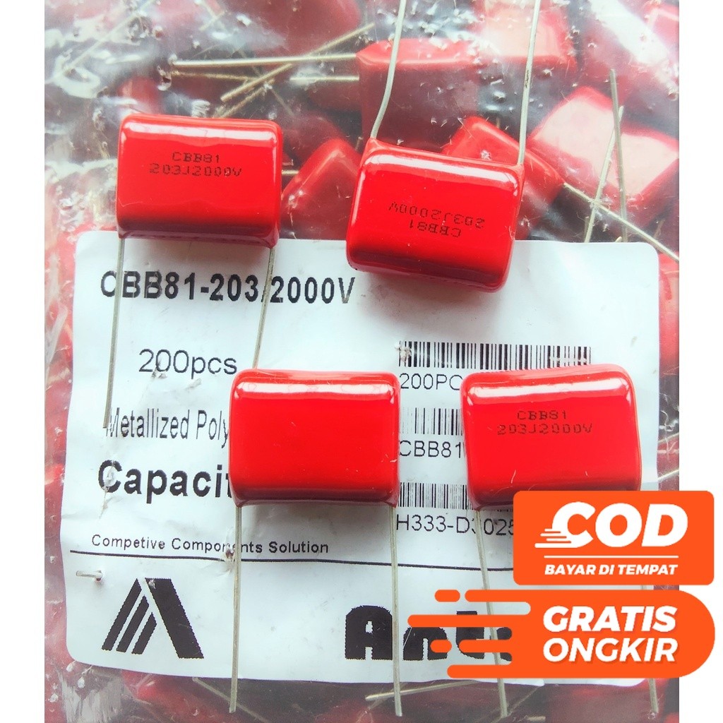 KAPASITOR MILLAR 203 UF 2000 V 203 MIKRO 2000 VOLT