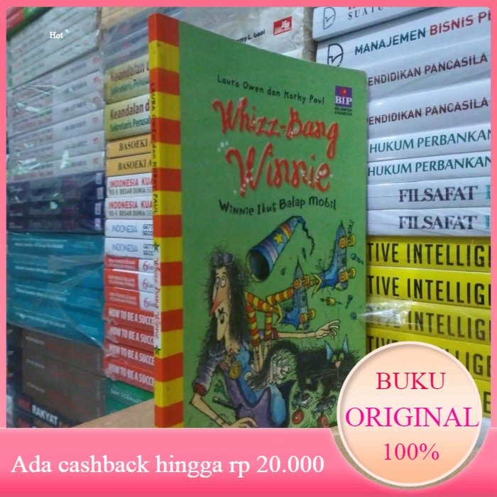 Buku WHIZZ BANG WINNIE Winnie ikut balap mobil by Laura Owen Korky P