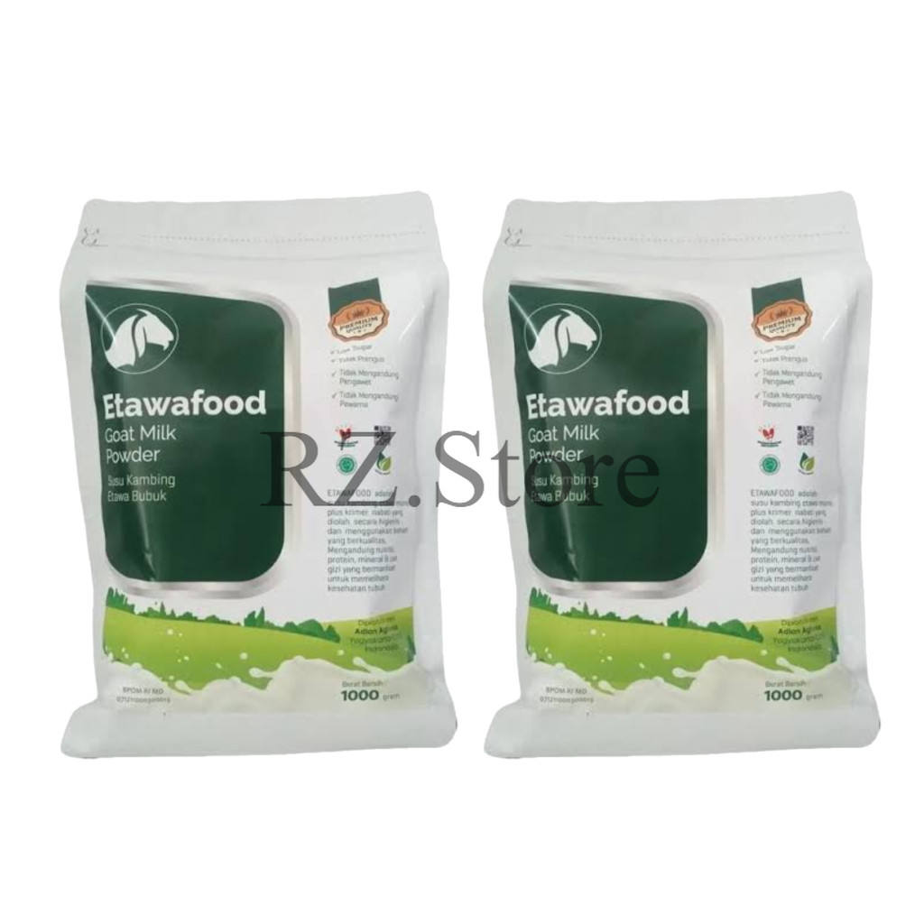 

2 PCS Susu Kambing Etawafood 1000g – Susu etawa bubuk 100% asli BPOM