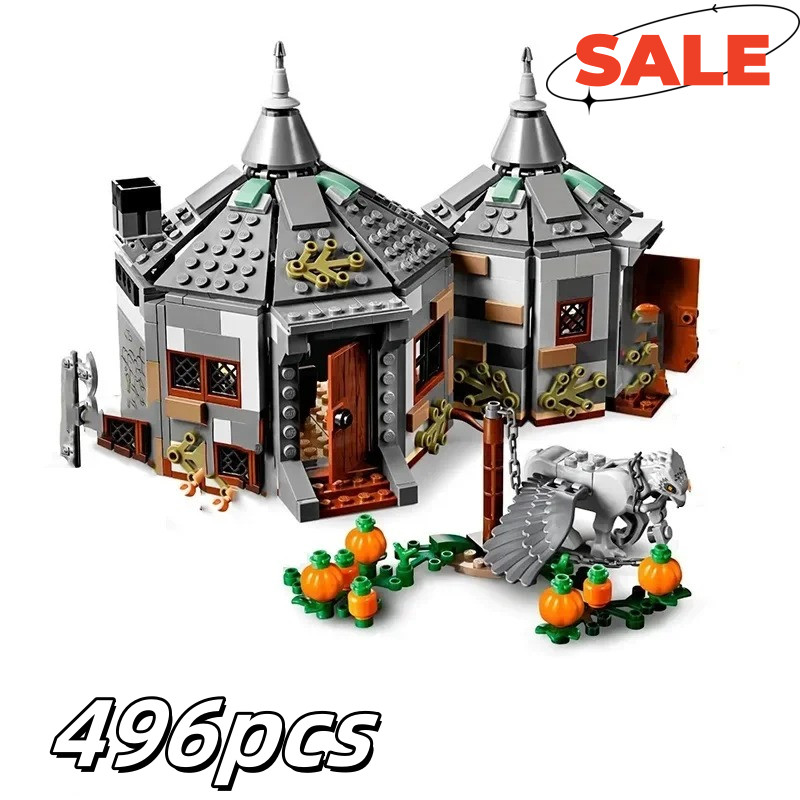 Hagrid Hut Building Block Toy Compatible With 75947 High Fidelity Rescue Buckbeak Scene Suitable For Collection Parent Child Toy