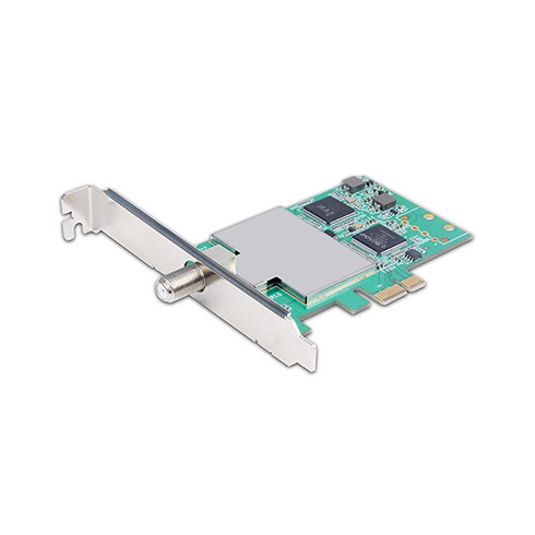 Quad ATSC Digital / Satellite Receiver PCIe TV Tuner Card for Windows & Linux PC