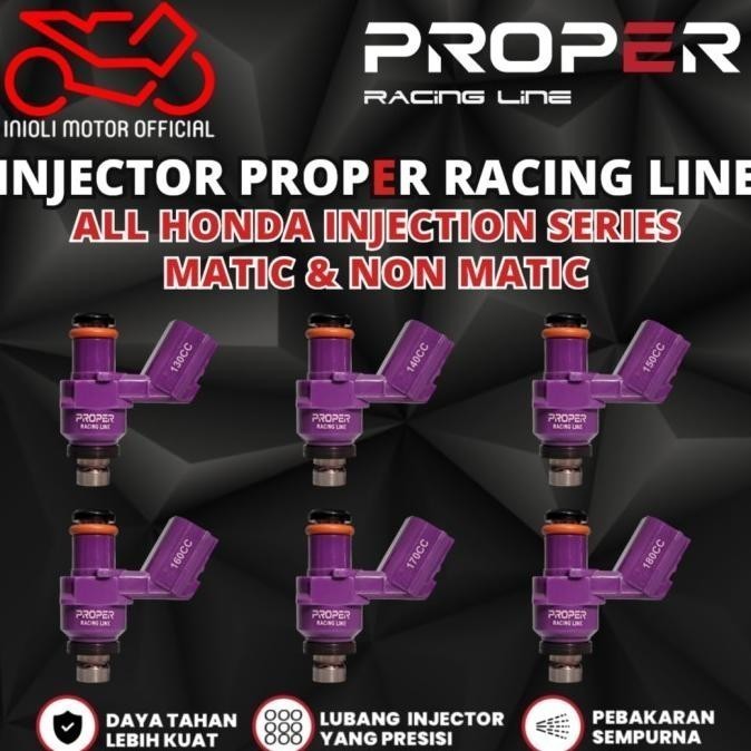 INJECTOR PROPER RACING LINE BEAT SCOOPY VARIO PCX ADV GENIO STYLO BEAT DELUXE SONIC CB CBR CRF SUPRA