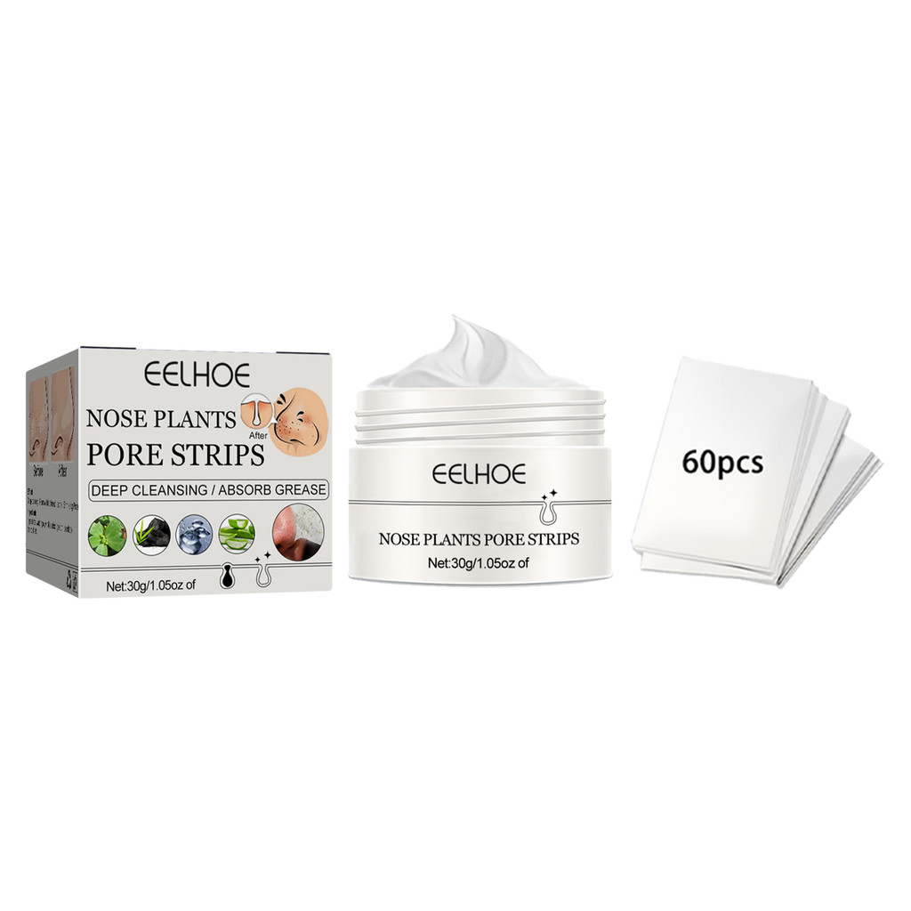 EELHOE Masker Hidung Penghilang Komedo Pembersih Pori Dalam Penghilang Komedo Jerawat Strip Hidung P