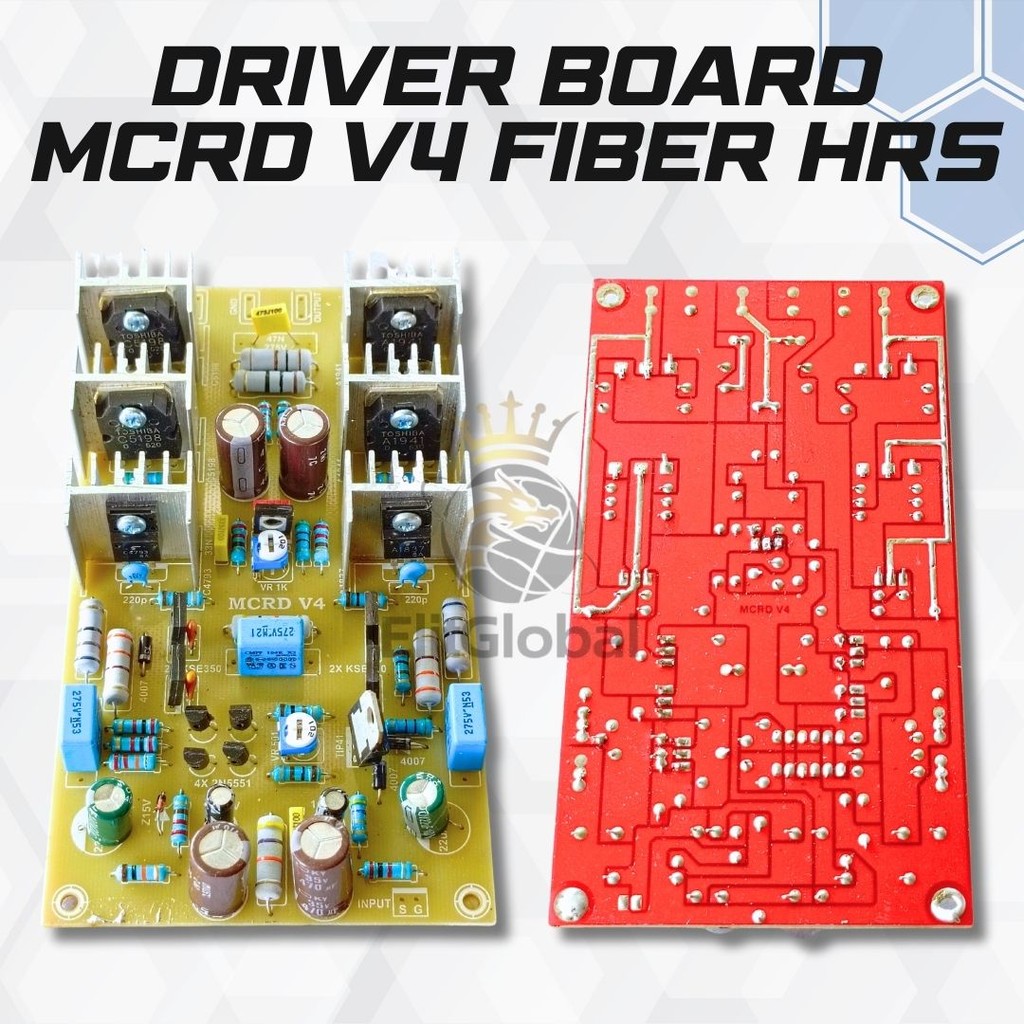 Driver Amplifier MCRD V4 HRS – Cocok untuk Ampli Lapangan