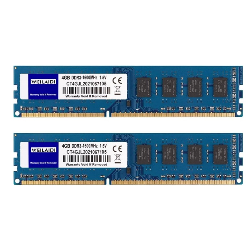 DDR3 2GB 4GB 8GB Memory Ram 1066 1333 1600 1866Mhz 1.5V 240Pin PC3-8500 10600 12800 14900 Non-ECC DI