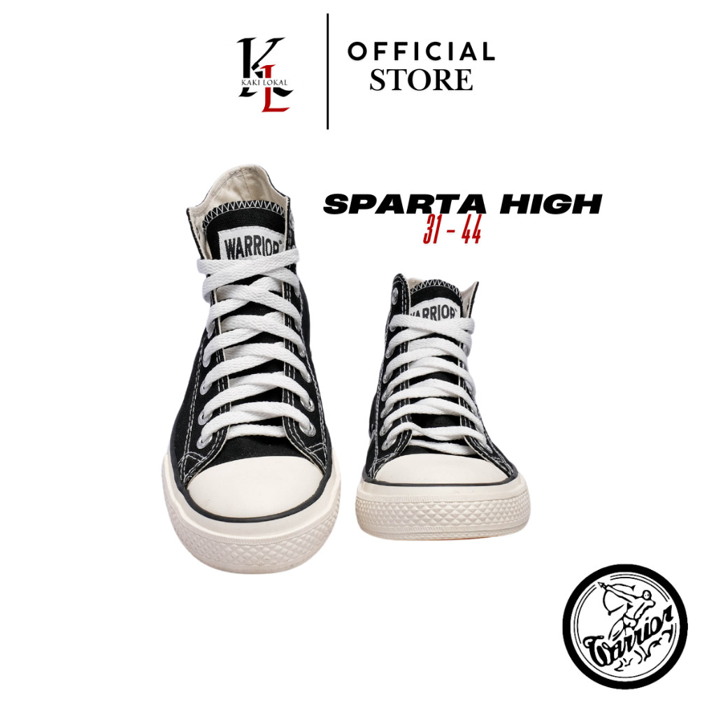 CA - Hitam Putih - Sepatu Sekolah Cowok dan Pria Dewasa Terbaru