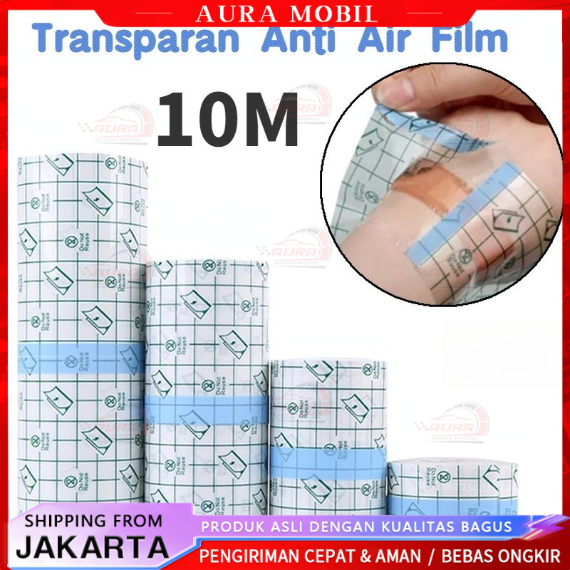 10M Plester Anti Air / Tranparent Film Dressing Roll / Anti Luka Plester / Pita Medis Anti Air / Tah
