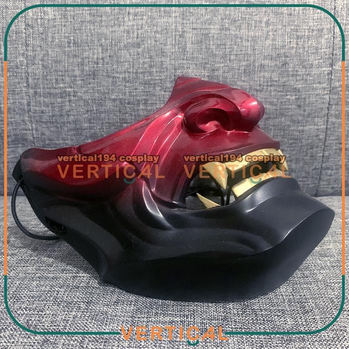 MUMPUNG PROMO SAMURAI TOPENG MASKER JEPANG ONI JIN SAKAI  GHOST OF TSUSHIMA COSPLAY HALLOWEEN TENGU 