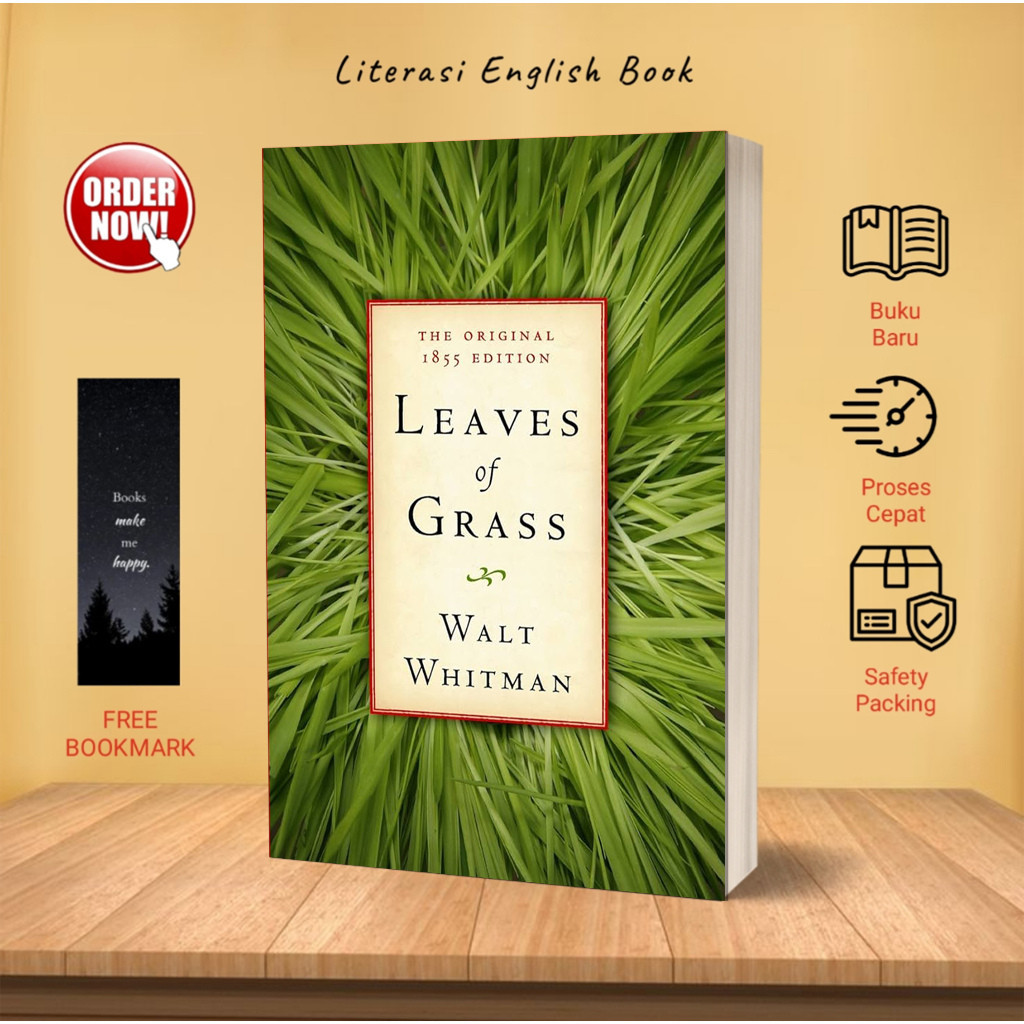 Leaves of Grass by Walt Whitman (English)