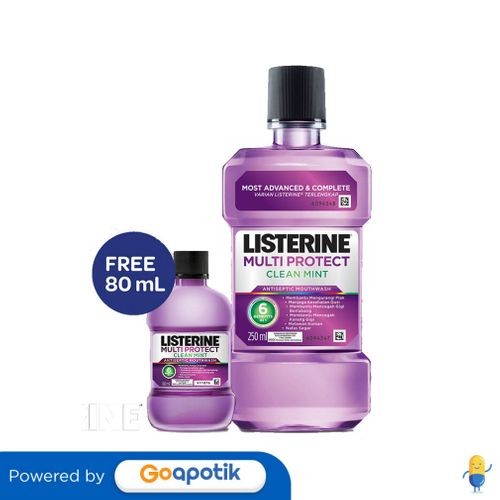Listerine Multi Protect 250ml Gratis Listerine Multi Protect  80ml
