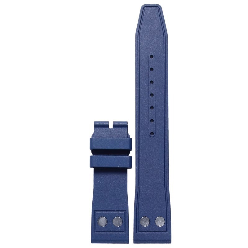 Nature Soft Fluororubber FKM Rubber Watband For IWC Strap Big Pilot Portofino TOP GUN Wat Band With 