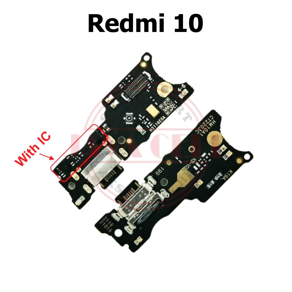 Flexible Konektor Charger + Mic Xiaomi Redmi 10 Original