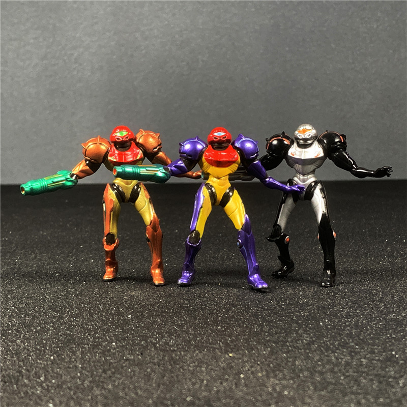 8-12cm cartoon Samus action figure joint doll PVC kids collection Aran model toy