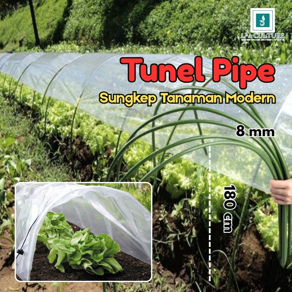 Takiron Tunnel Pipe Sungkep Tanaman Modern 8 mm x 180 cm