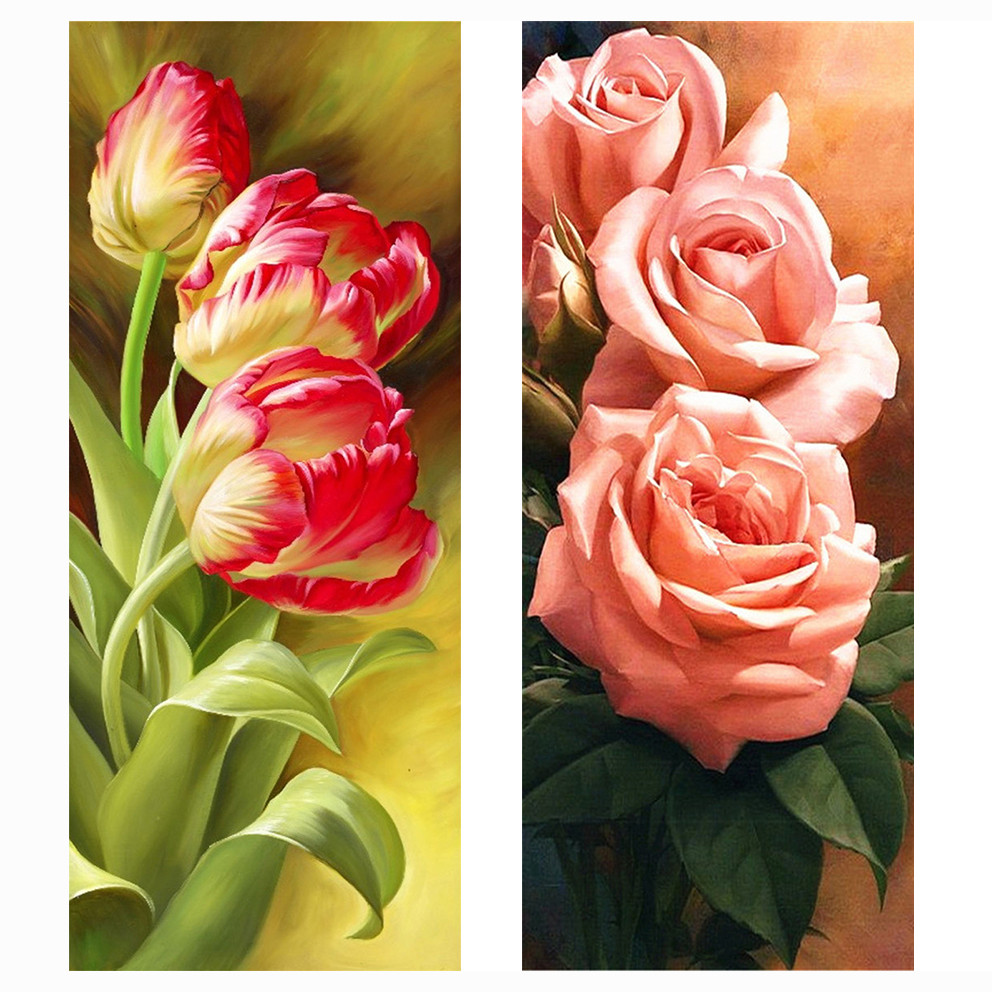 Diamond Painting Diamond embroidery 5d diy full square flowers -  diamond mosaic daimond painting dr