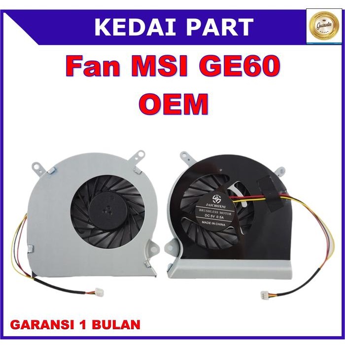 KIPAS COOLING FAN MSI GE60 MSI GE60 16GA 16GC 16GH 16GF