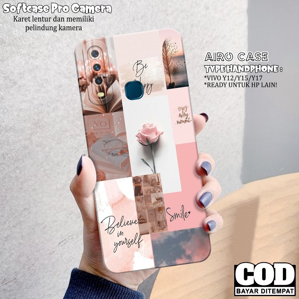 Casing Hp Vivo Y12 / Y15 / Y17 Terbaru - Fashion Case Aesthetic - Case Vivo Y12 / Y15 / Y17 - Soft C