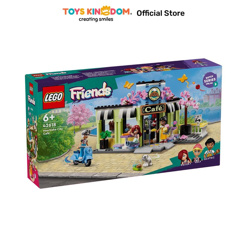 Toys Kingdom Lego Friends Heartlake City Cafe 42618 Kids Toy Toys Block Bricks Set Mainan Menyusun B