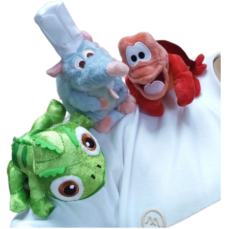 Disney Store Ratatouille Chameleon Plush Magnetic Sebastian Shoulder Plush Toy Kawaii Plush Stuffed 