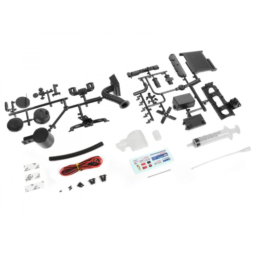 Boom Racing KUDU Series Land Rover Realistic Engine Bay Set untuk kit BRX02 88 109 (Part RC untuk RC