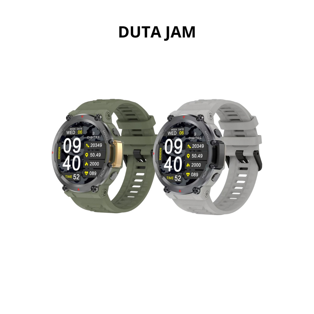 JAM TANGAN SMARTWATCH DIGITEC GAMA DGSW GAMA RUBBER STRAP
