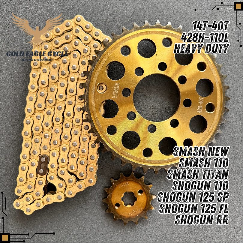 GEAR SET GIR PAKET SMASH NEW SHOGUN 110 125 SHOGUN RR SMASH TITAN 40T