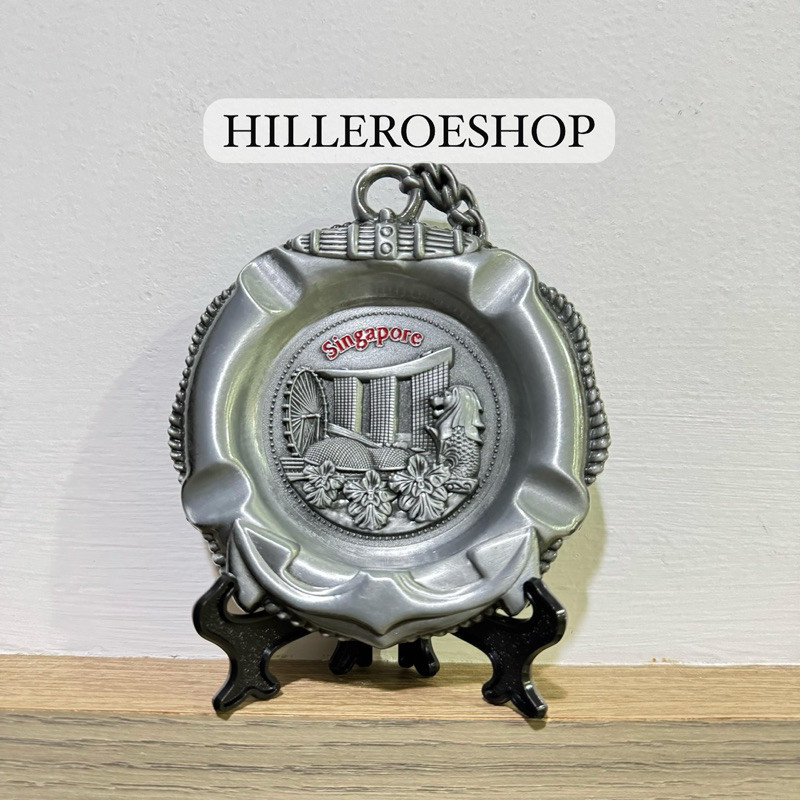 SOUVENIR PAJANGAN ASHTRAY SINGAPORE MERLION / ASBAK SINGAPORE OLEH OLEH / PAJANGAN PIRING MERLION SI