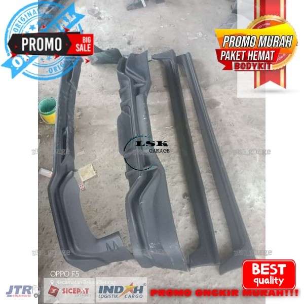 BODYKIT HONDA BRIO 2018 2019 2020 TERMURAH BODY KIT MOBIL KUAT,RINGAN-LENTUR ready