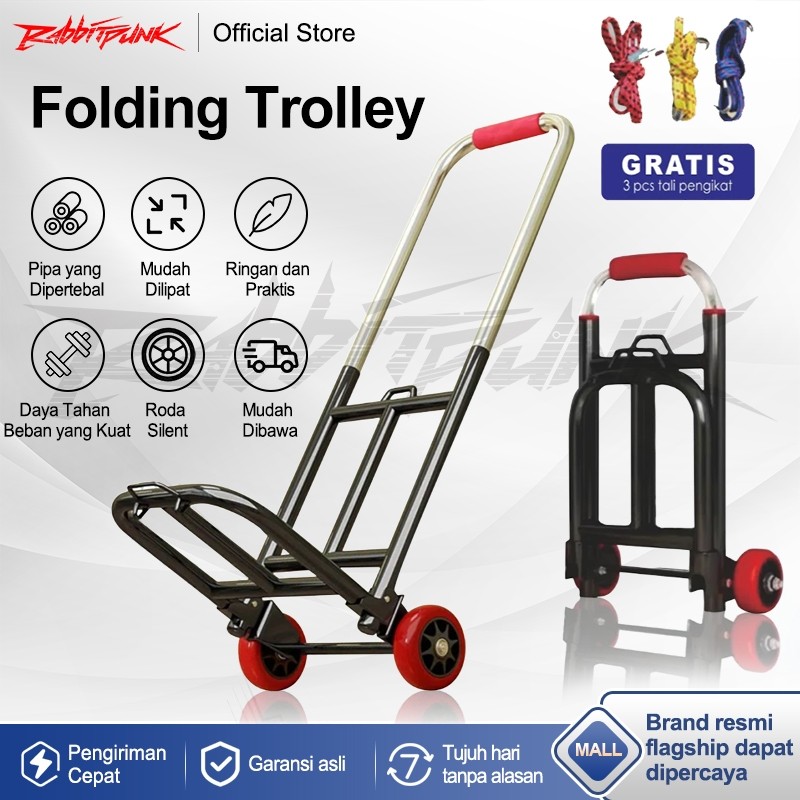 Troli Lipat 100 kg / 120 kg / 180 kg Trolley Lipat Serbaguna/ Trolley /Barang Serbaguna Luggage Carr