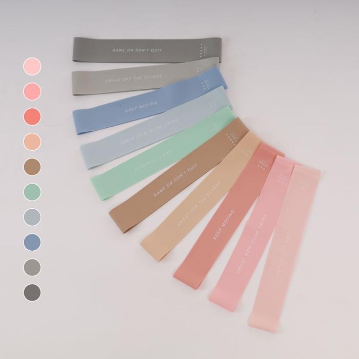 Promo Lee Vierra Bundling Resistance Loop Band, Alat Olahraga - Soft Peach