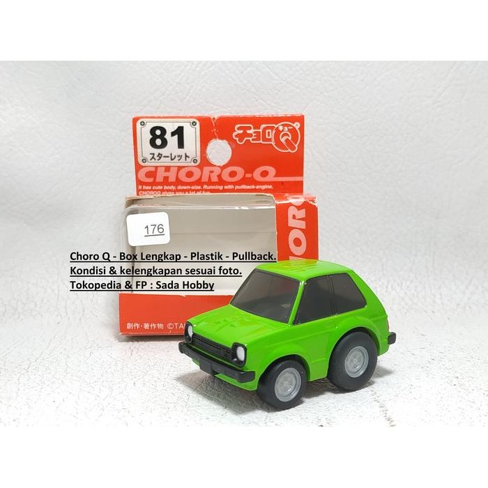 HW  Choro Q ChoroQ  No 81 Toyota Starlet KP61 Hijau