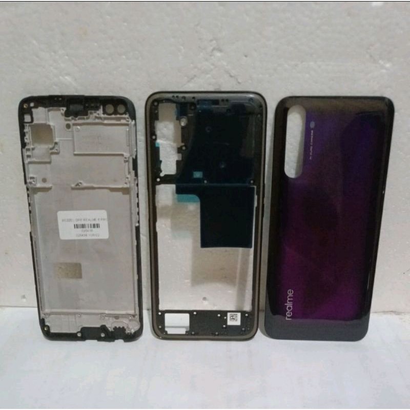 kesing casing housing full set realme 6 pro frame + bezel + backdoor ori