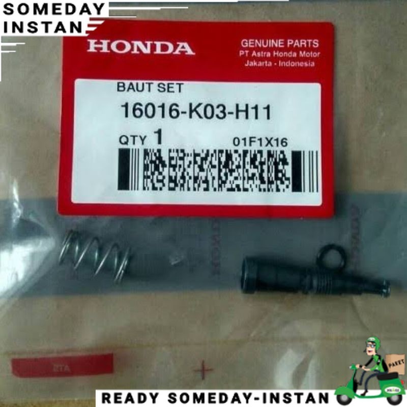 HT- Baut setelan langsam HONDA
 beat fi beat pop beat esp new megapro scoopy fi vario 125 vario 150 