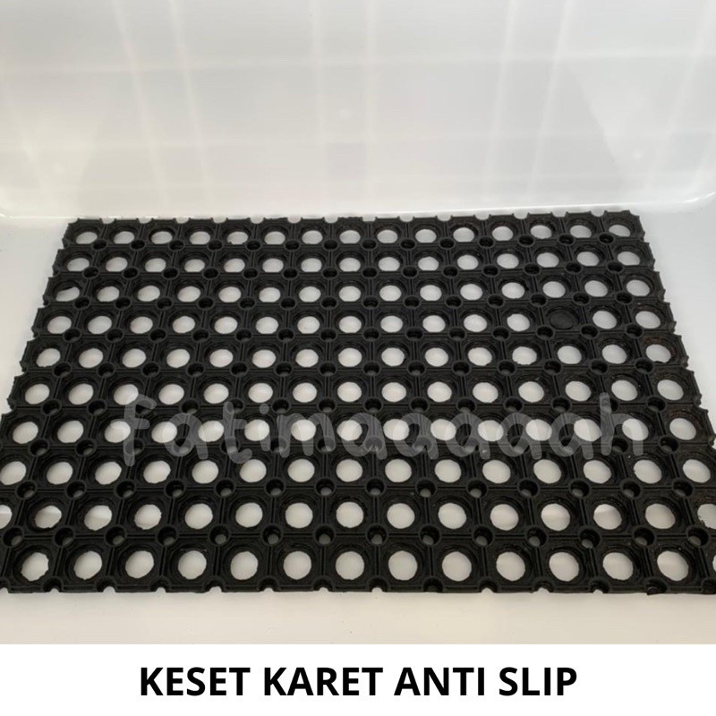 Keset Karet Lubang Anti Slip Keset Kaki Kamar Mandi Keset Lantai Serbaguna