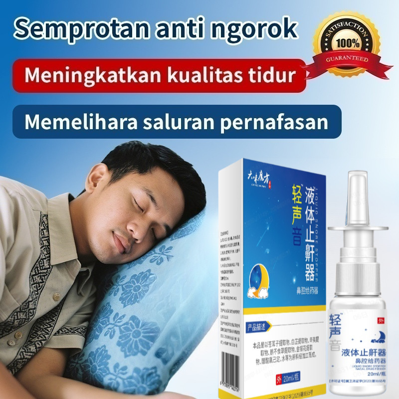【Tidur Nyenyak Sepanjang Malam】 Semprotan Anti Mendengkur Cair Alami Untuk Tidur Lelap / Anti Ngorok