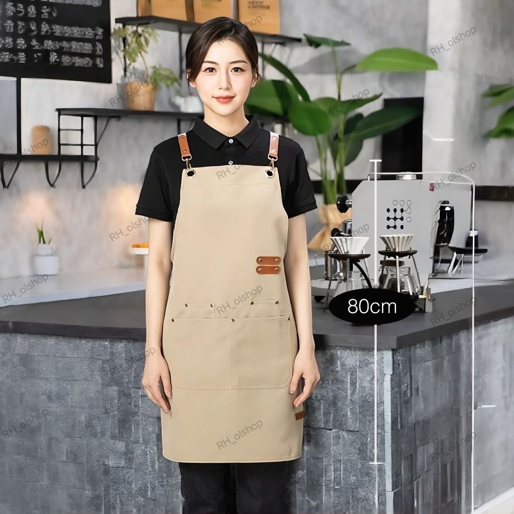 APRON MASAK WATERPROOF APRON BARBERSHOP APRON MASAK KOREAN STYLE PRIA WANITA APRON BARISTA
