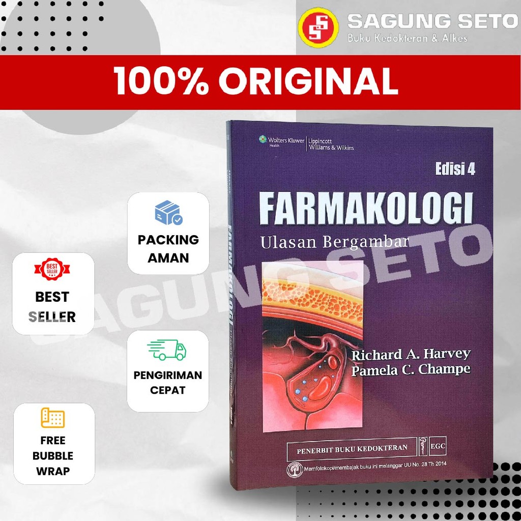 BUKU FARMAKOLOGI ULASAN BERGAMBAR ED.4
