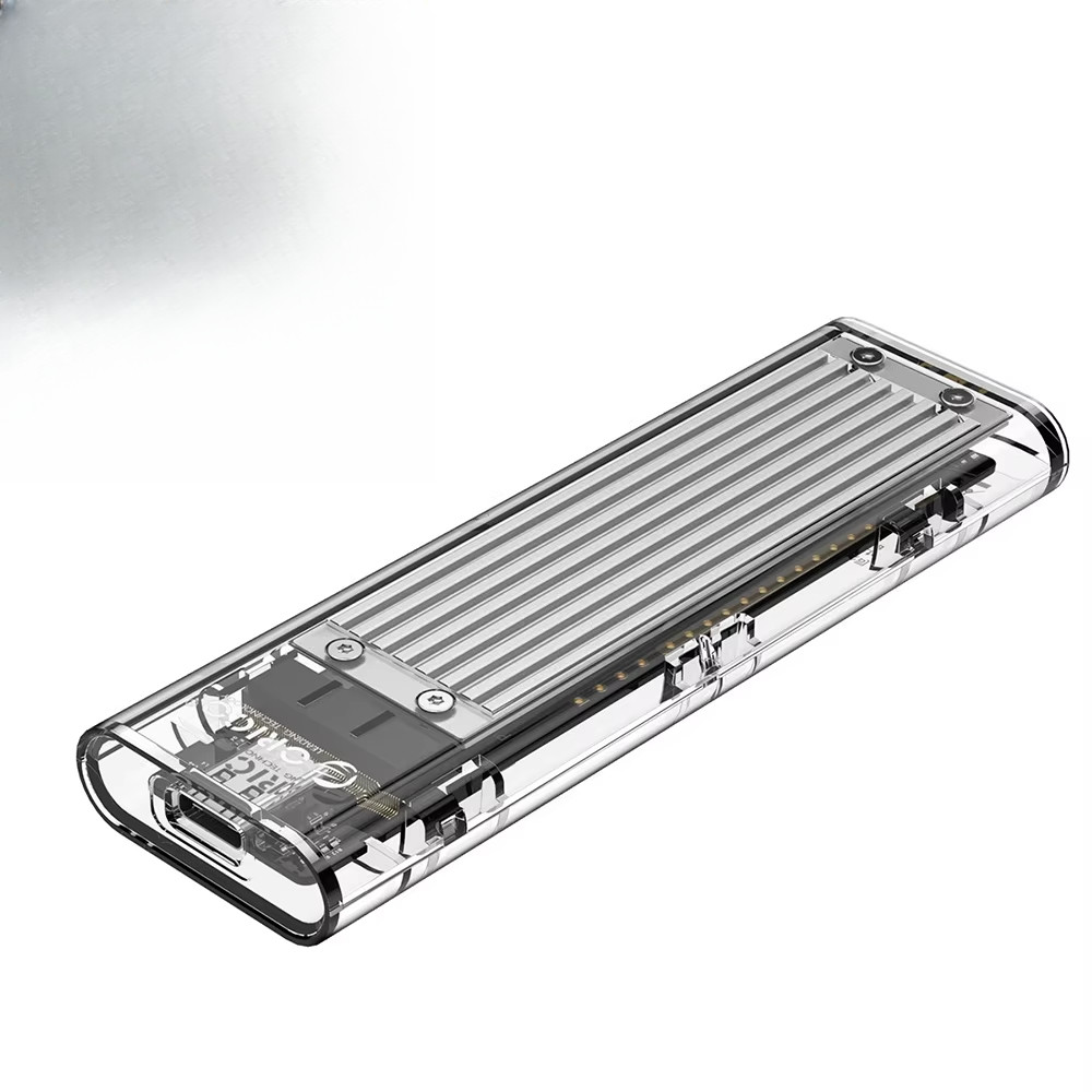 M.2 Enclosure 5Gbps 10Gbps SSD Case USB 3.1 4TB NVME SATA SSD Enclosure Tool Free 4 Colors