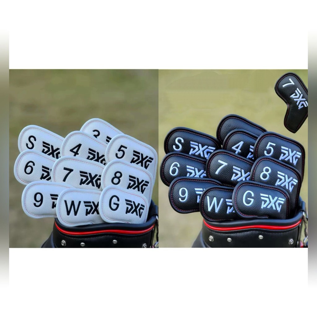 PXG Golf Iron Set Headcover Premium PU Sarung Pelindung Stik Golf Iron PXG Leather