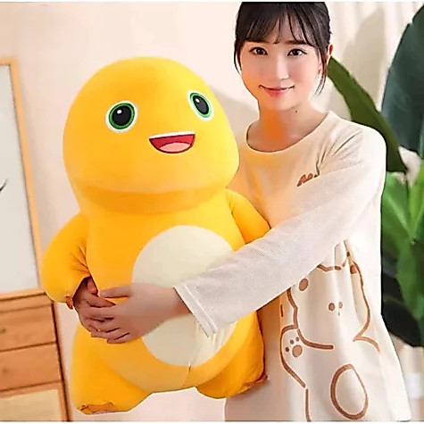 Boneka Dino Nailoong Jumbo Ukuran 70 CM SNI Boneka Dino Kuning Boneka Dino Nailong Dino Nailoong