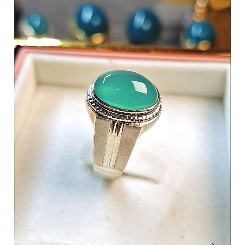 Cincin Batu Bacan Original Palamea Super Super (Perak)