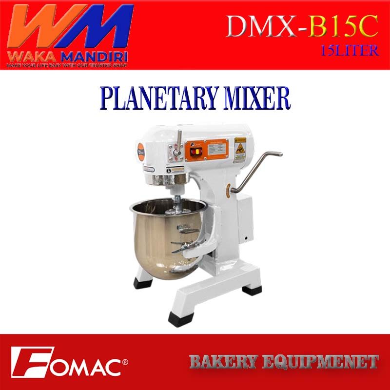 Planetary Mixer DMX-B15 Fomac /Mixer 15 Liter Fomac DMX B15C